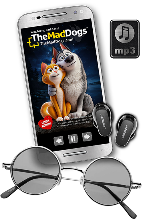 Follow me to the website of The Mad Dogs
